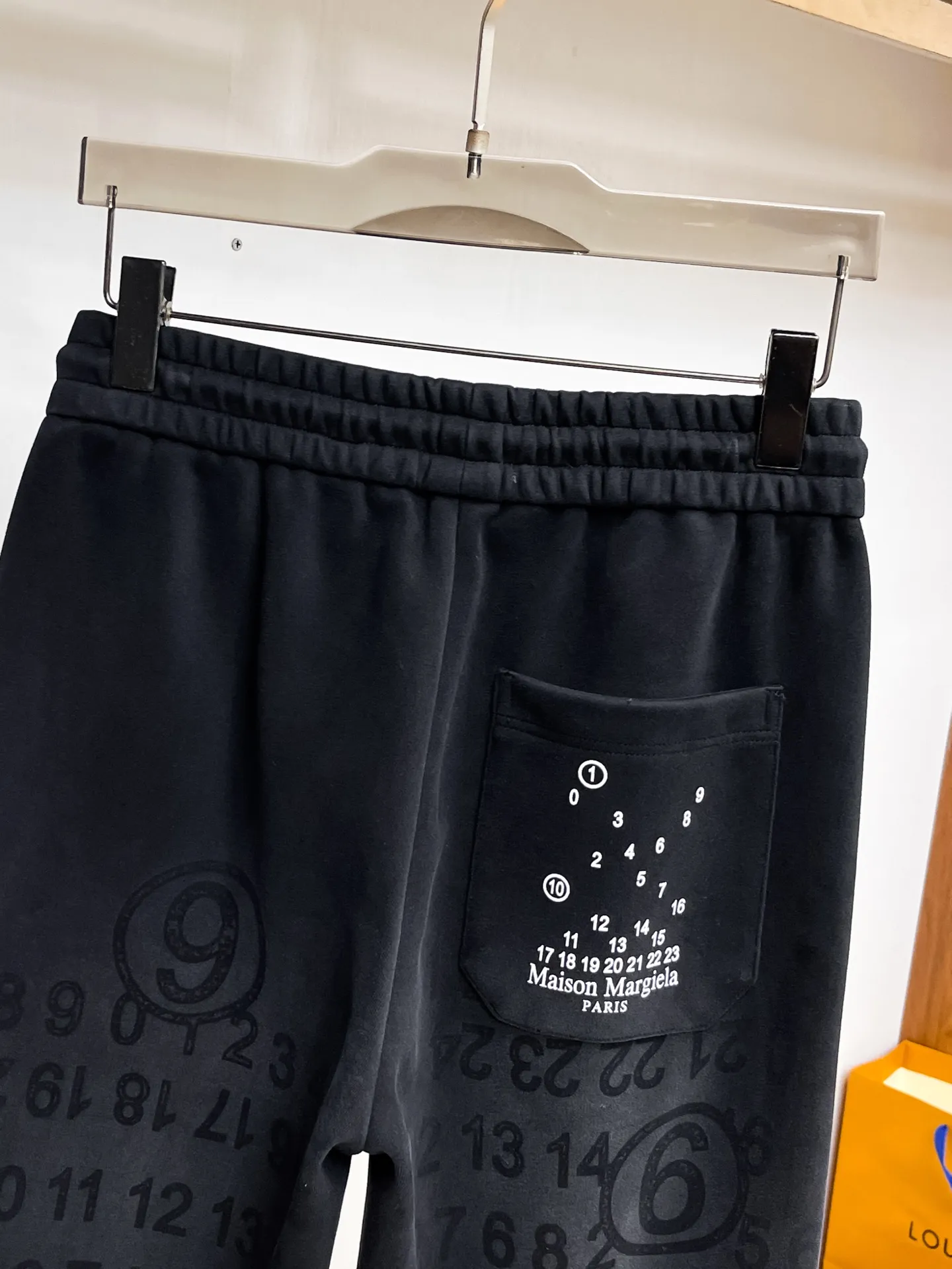 Maison Margiela Logo-Print Cotton-Blend Sweatpants D29014656 — view 8