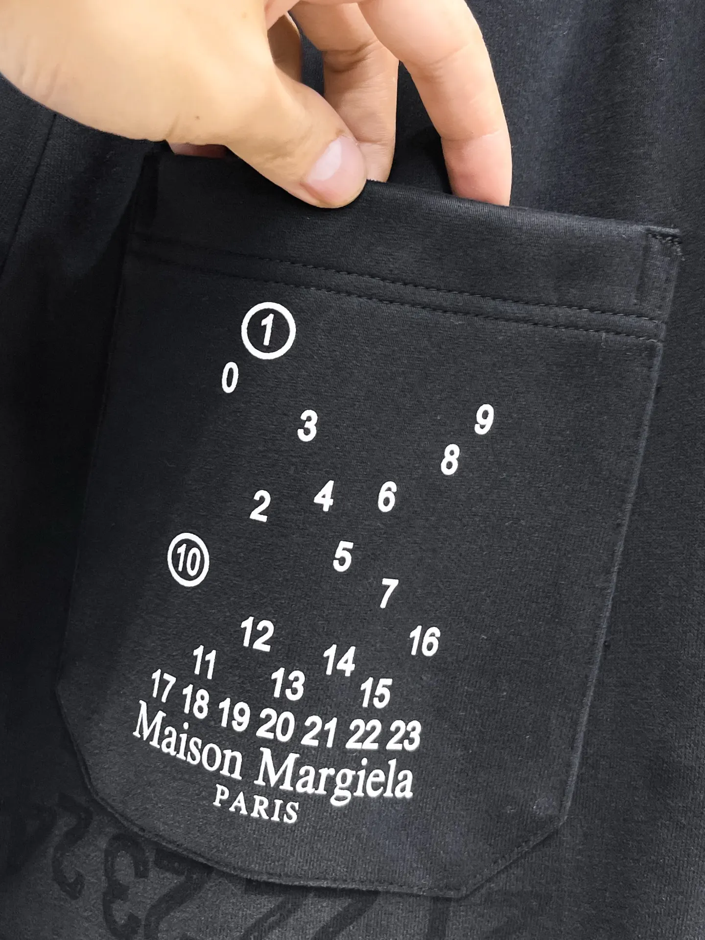 Maison Margiela Logo-Print Cotton-Blend Sweatpants D29014656 — view 9