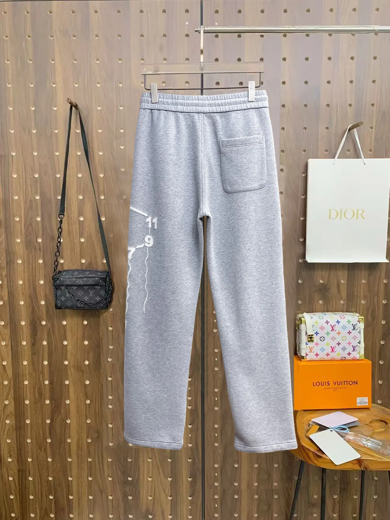 Maison Margiela Logo Graphic Sweatpants D29014642 — view 2