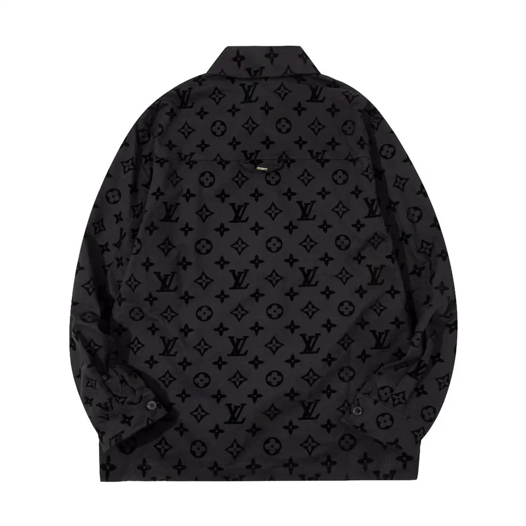 Monogram Flocked Cotton Canvas Overshirt D29013036 — view 2