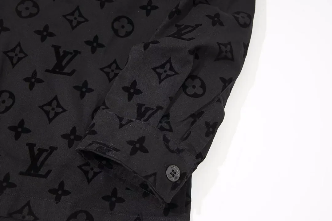Monogram Flocked Cotton Canvas Overshirt D29013036 — view 7