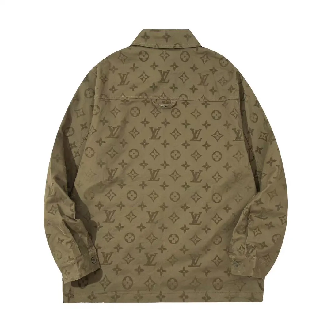 Monogram Flocked Cotton Canvas Overshirt D29013035 — view 2