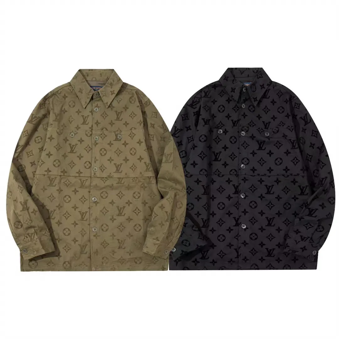 Monogram Flocked Cotton Canvas Overshirt D29013035 — view 3