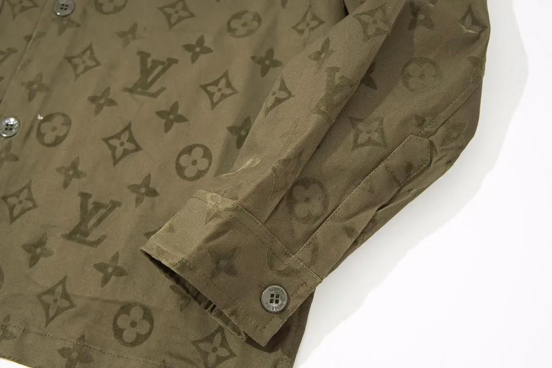 Monogram Flocked Cotton Canvas Overshirt D29013035 — view 6