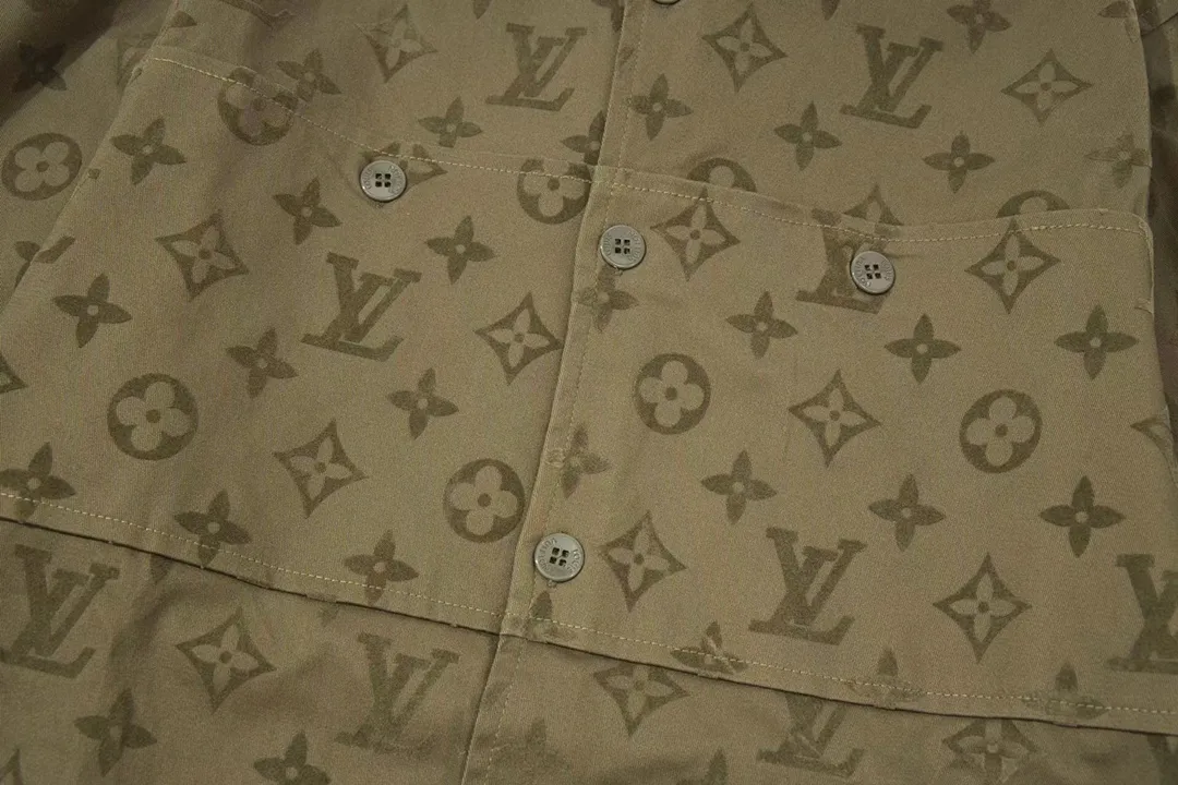 Monogram Flocked Cotton Canvas Overshirt D29013035 — view 7