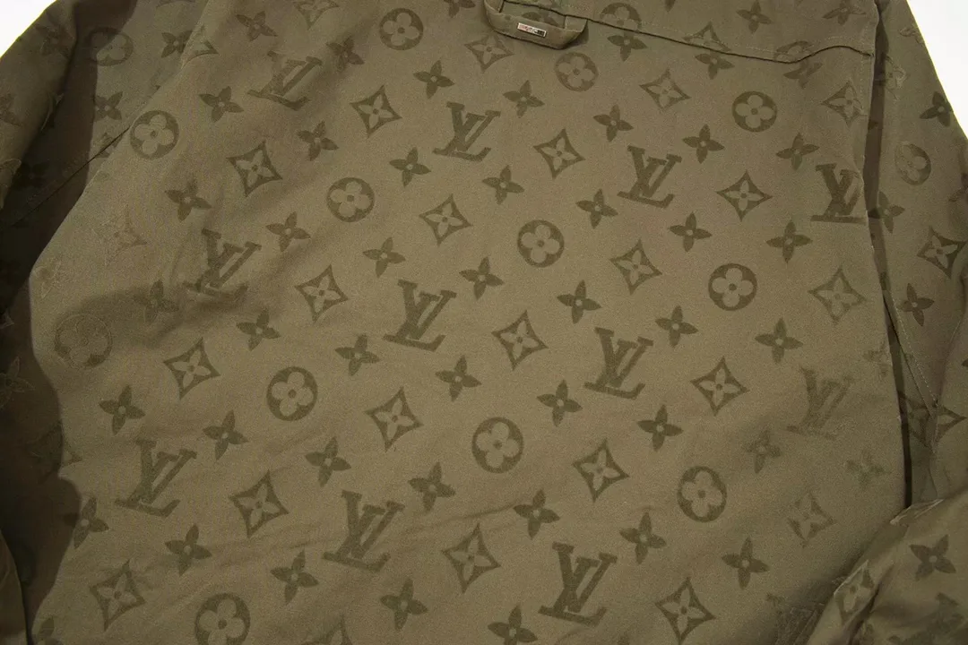 Monogram Flocked Cotton Canvas Overshirt D29013035 — view 9