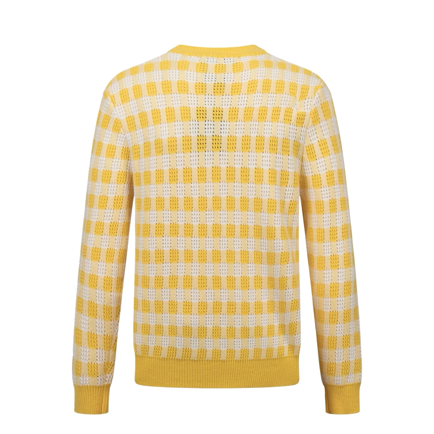 Damier Perforated Cotton-Wool Blend Sweater D29021097 — view 2