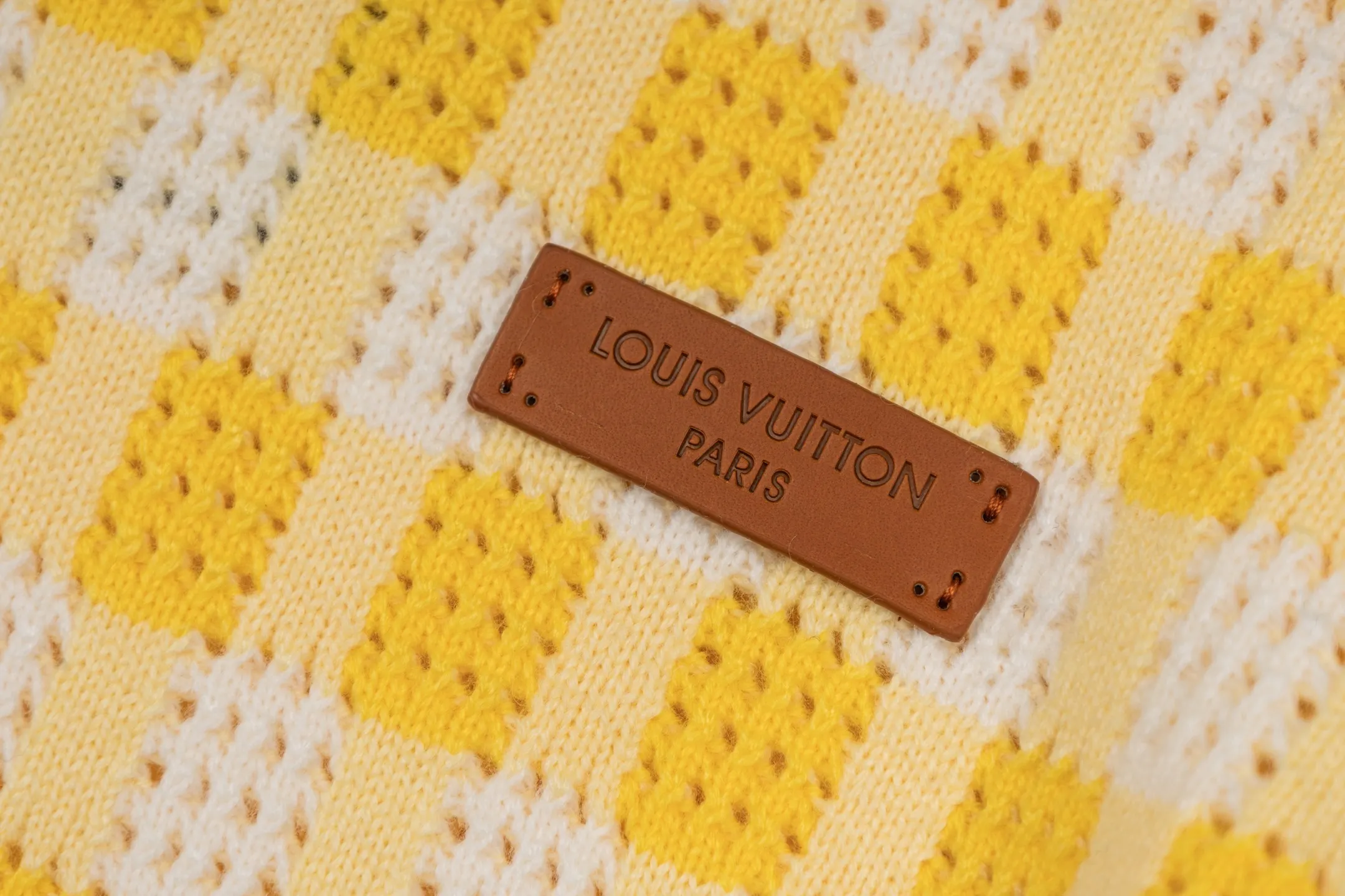 Damier Perforated Cotton-Wool Blend Sweater D29021097 — view 6