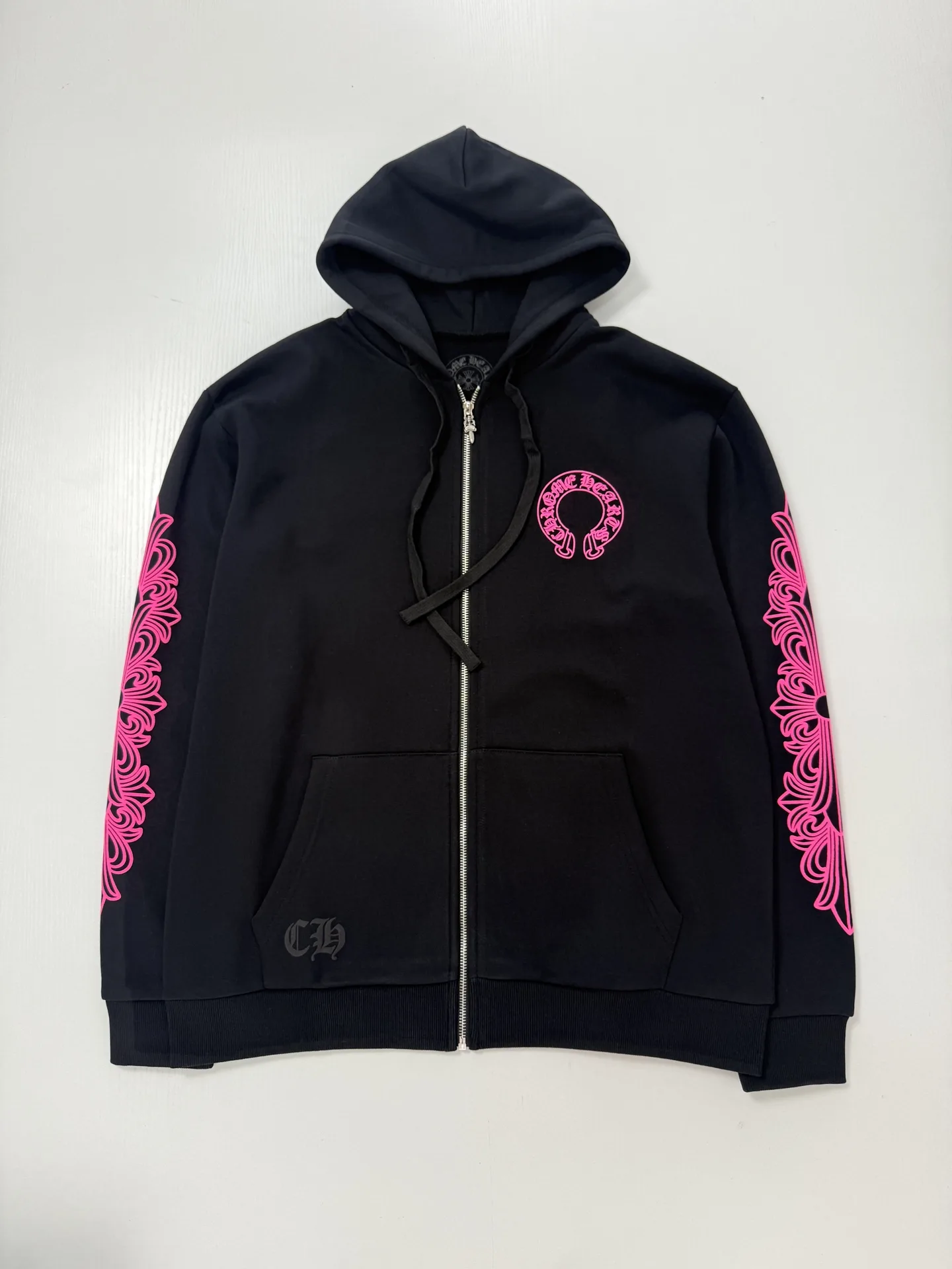 Horseshoe Logo Print Zip-Up Hoodie D29020749 — view 3