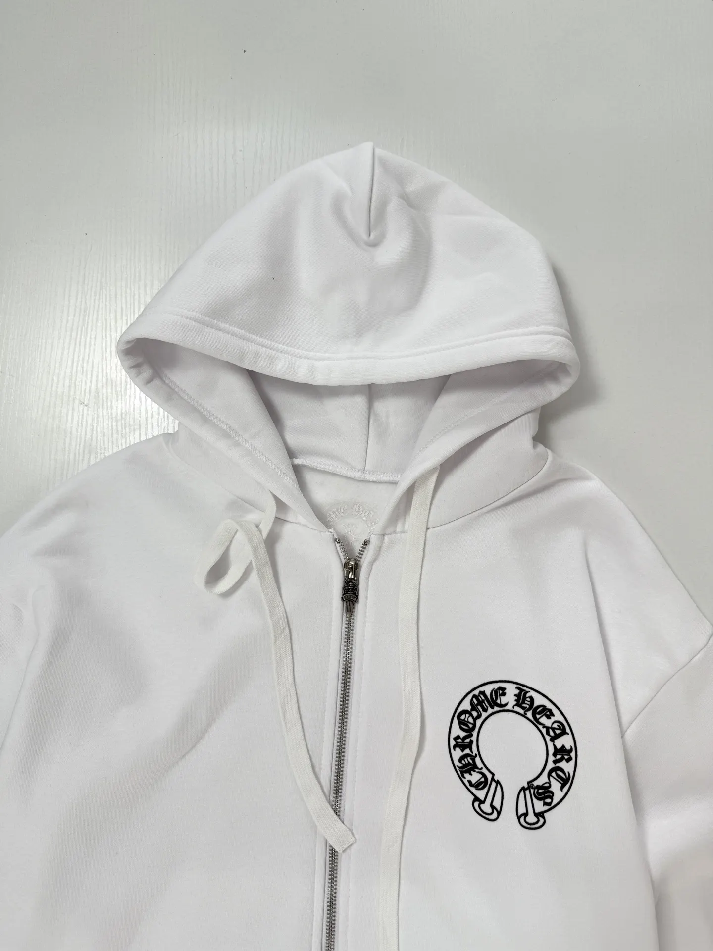 Horseshoe Logo Print Zip-Up Hoodie D29020747 — view 4
