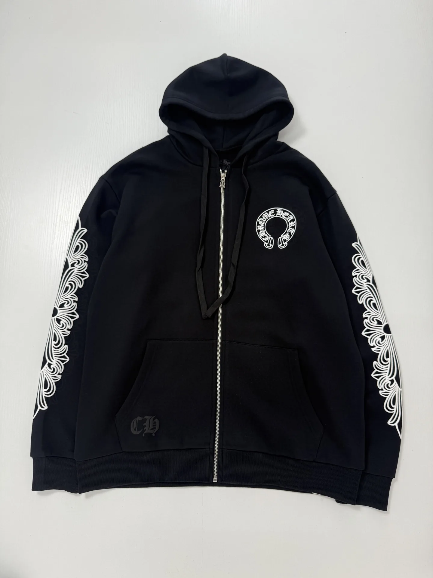 Horseshoe Logo Print Zip-Up Hoodie D29020748 — view 3