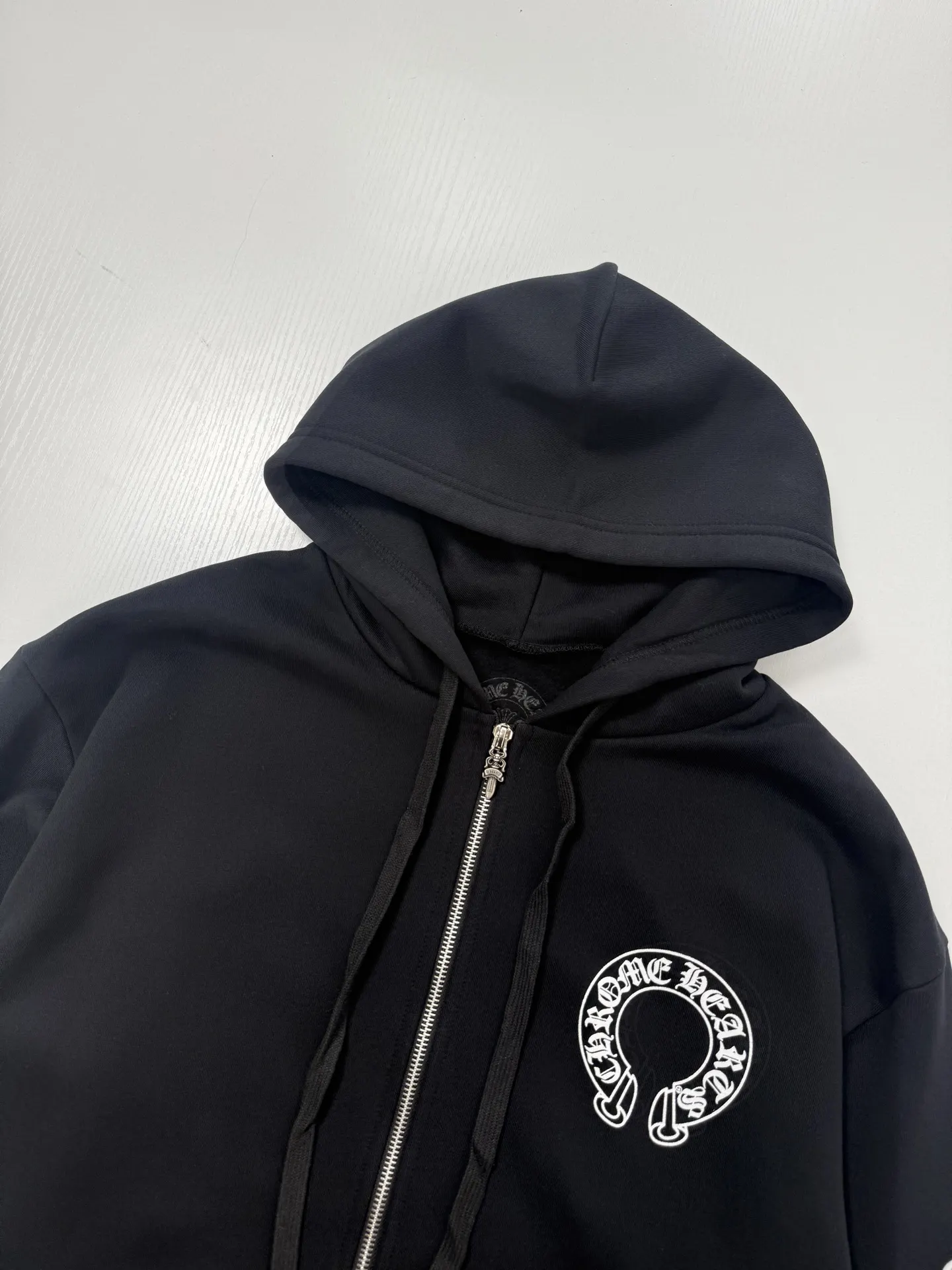 Horseshoe Logo Print Zip-Up Hoodie D29020748 — view 4