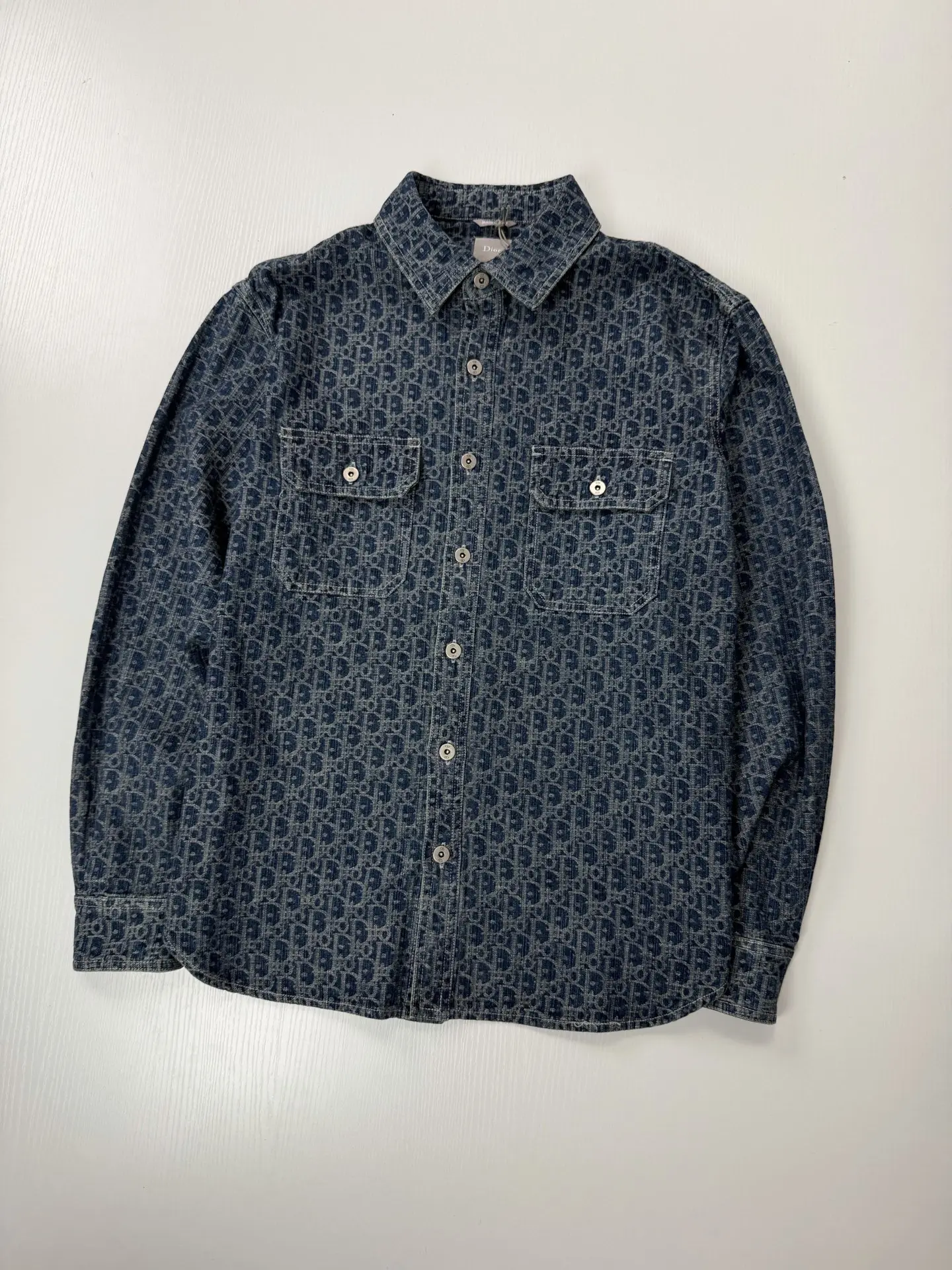 Oblique Jacquard Denim Shirt D29020675 — view 3