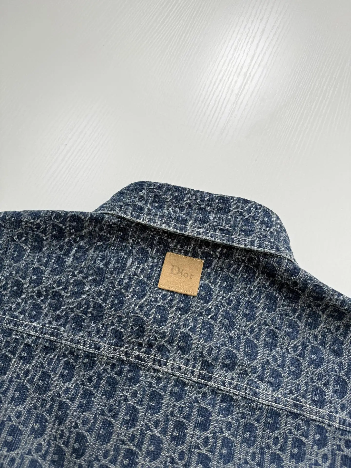 Oblique Jacquard Denim Shirt D29020675 — view 5