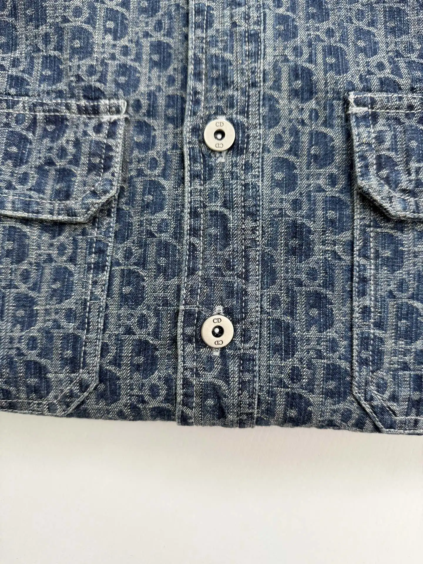 Oblique Jacquard Denim Shirt D29020675 — view 6