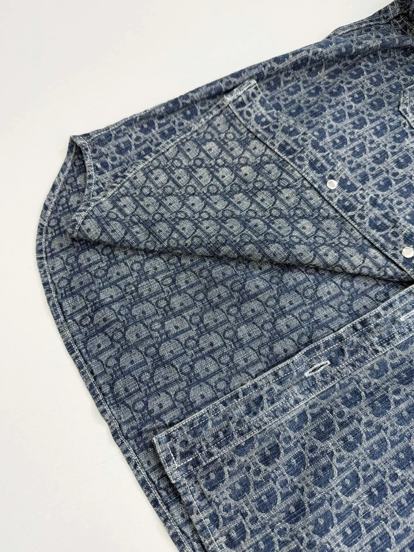 Oblique Jacquard Denim Shirt D29020675 — view 8