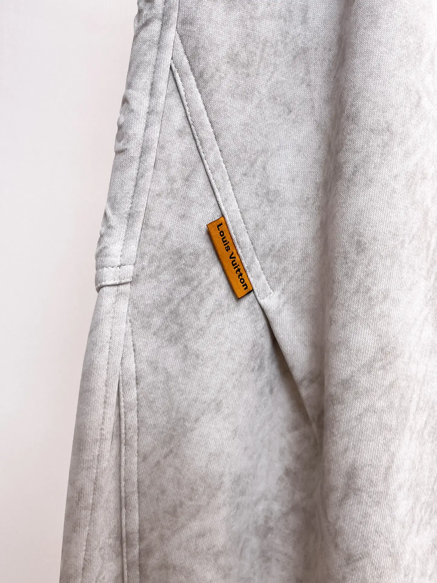 Logo-Appliqué Marbled Drawstring Sweatpants D29014649 — view 4