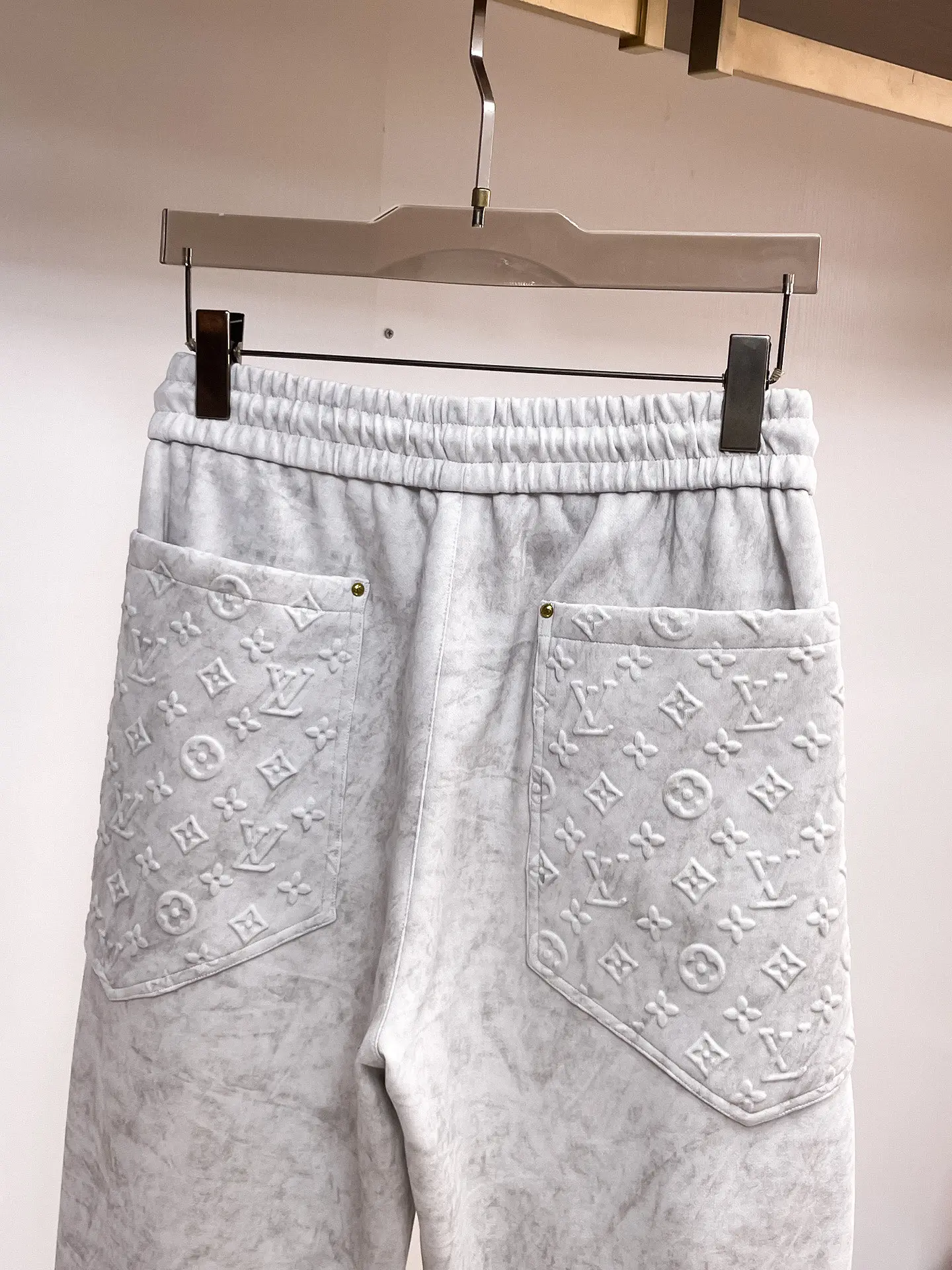 Logo-Appliqué Marbled Drawstring Sweatpants D29014649 — view 9