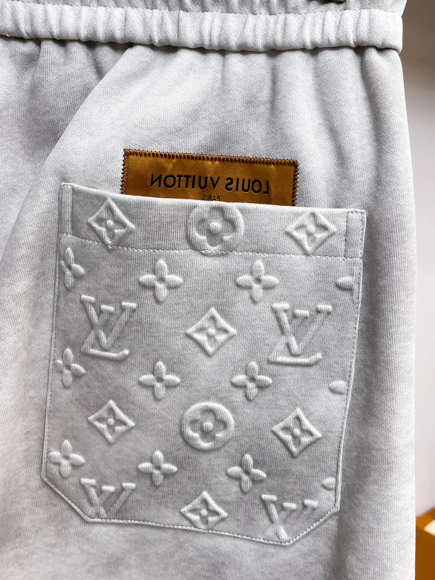 Logo-Patch Drawstring Straight-Leg Trousers D29014525 — view 9