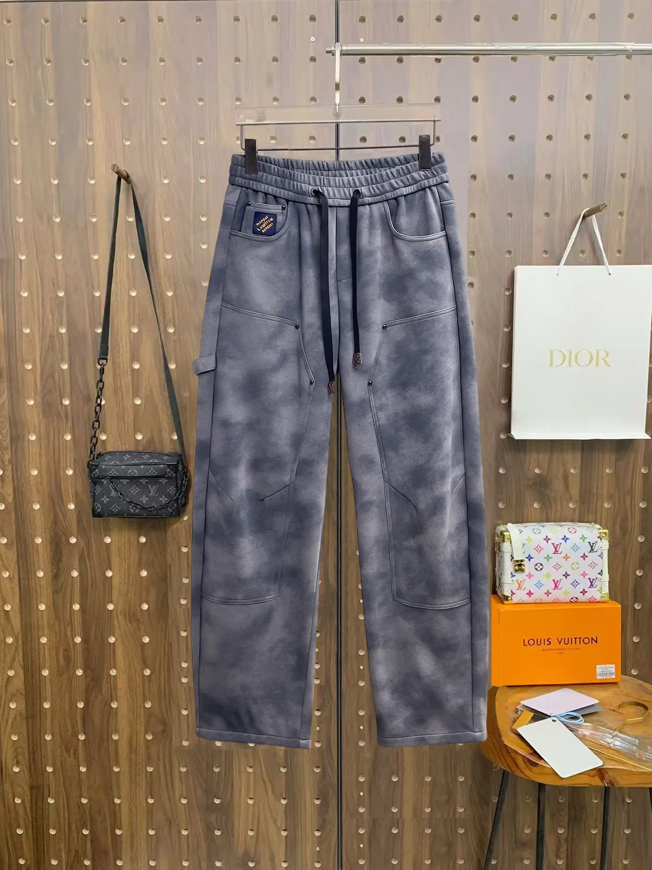 Logo Patch Tie-Dye Effect Sweatpants D29014479