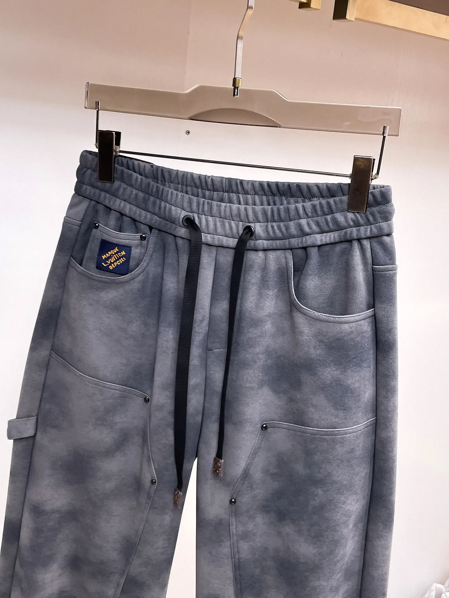 Logo Patch Tie-Dye Effect Sweatpants D29014479 — view 3