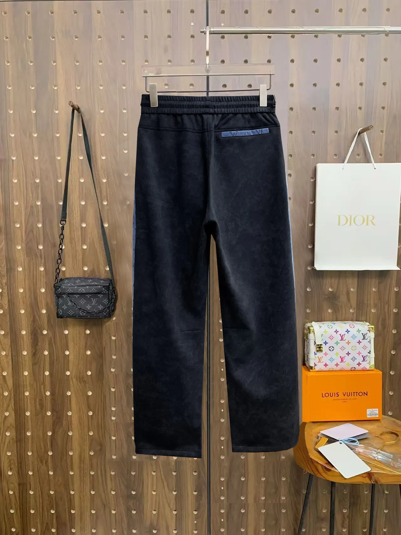 Monogram Panel Drawstring Sweatpants D29014497 — view 2