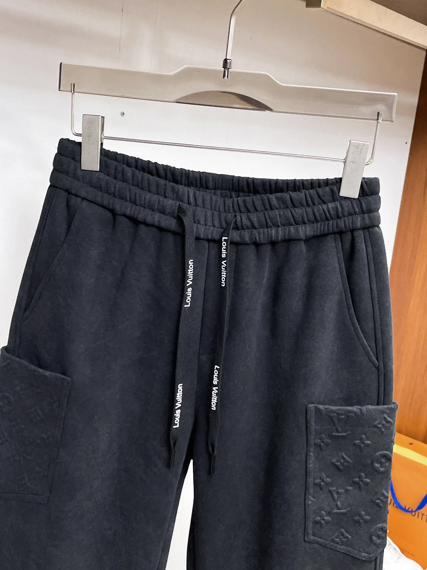 Monogram Embossed Cotton-Blend Sweatpants D29014518 — view 3