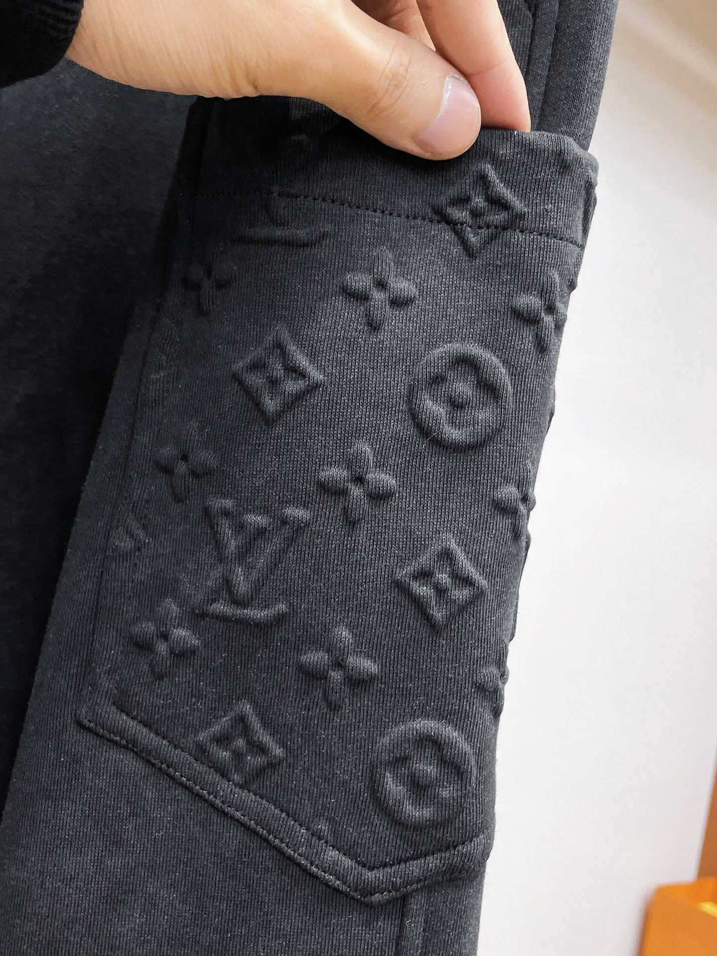 Monogram Embossed Cotton-Blend Sweatpants D29014518 — view 5