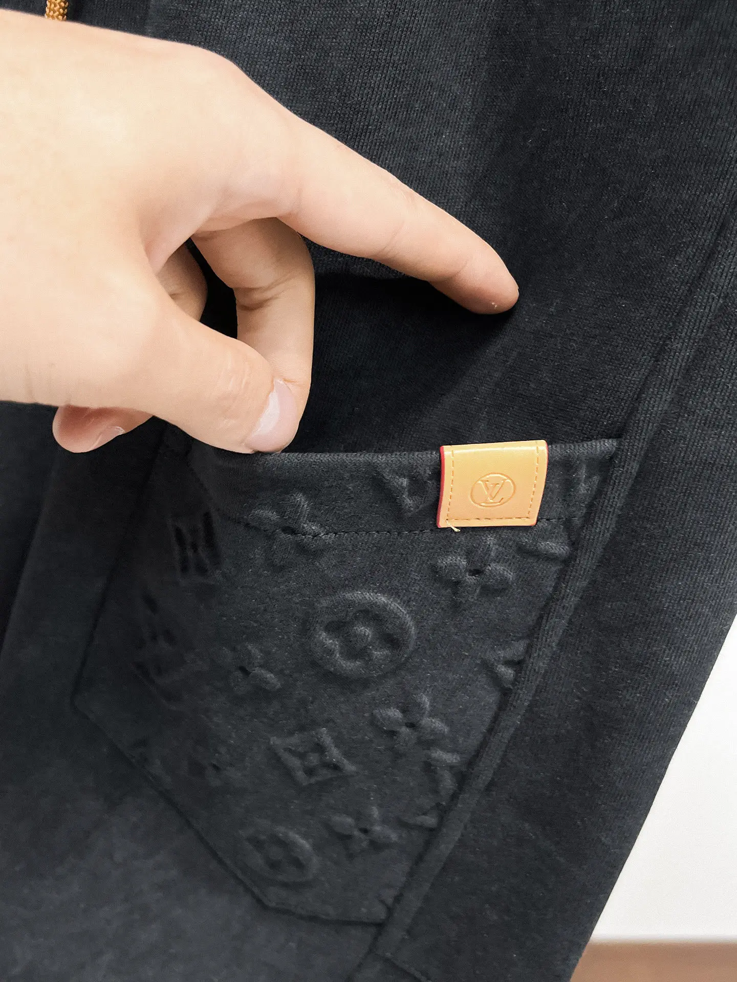 Monogram Embossed Drawstring Sweatpants D29014625 — view 4