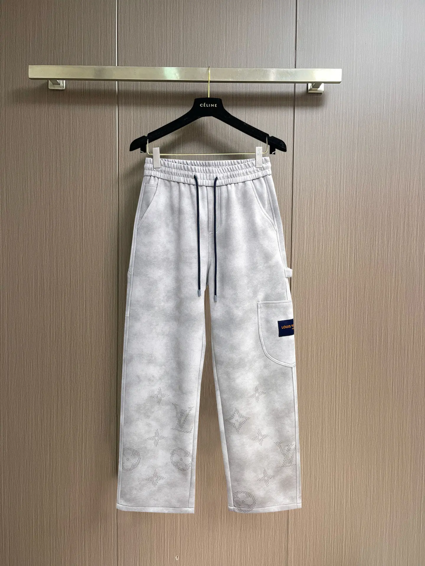 Monogram Cloud Print Drawstring Sweatpants D29014628
