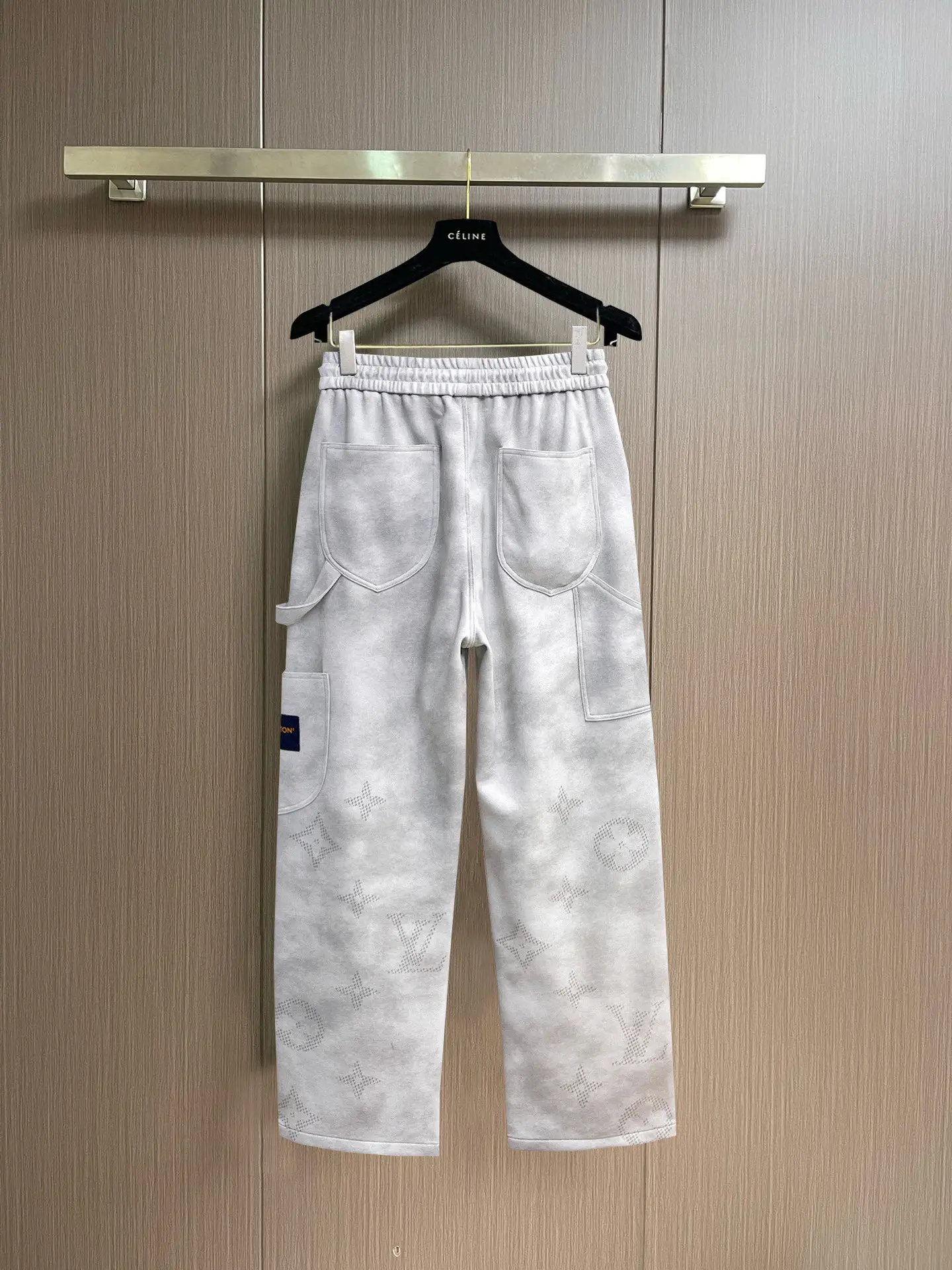 Monogram Cloud Print Drawstring Sweatpants D29014628 — view 2