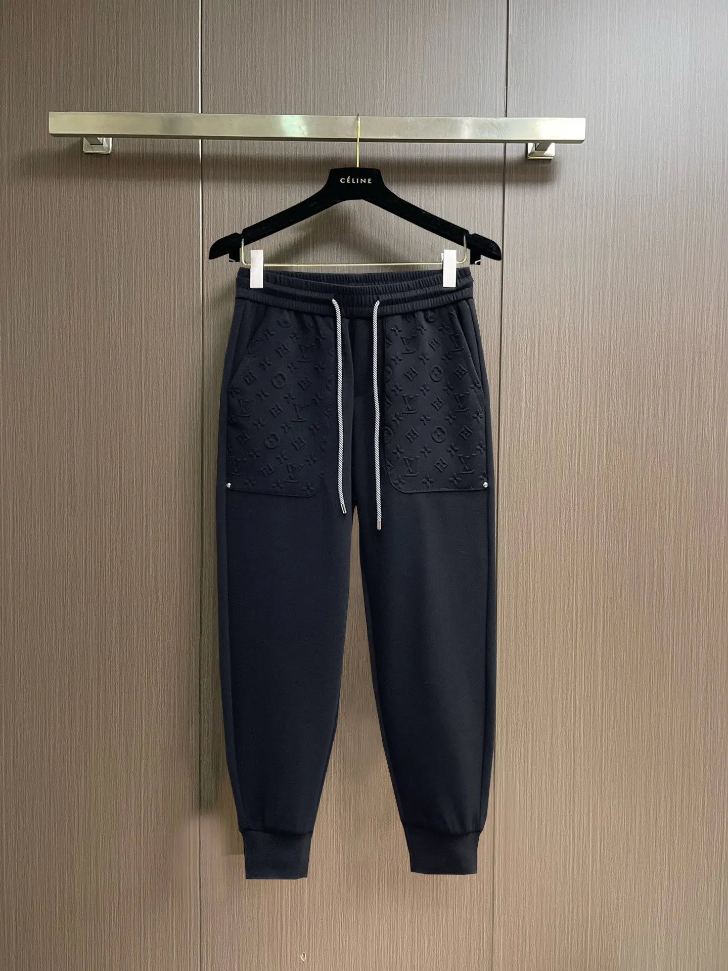 Monogram Embossed Cotton-Blend Sweatpants D29014574