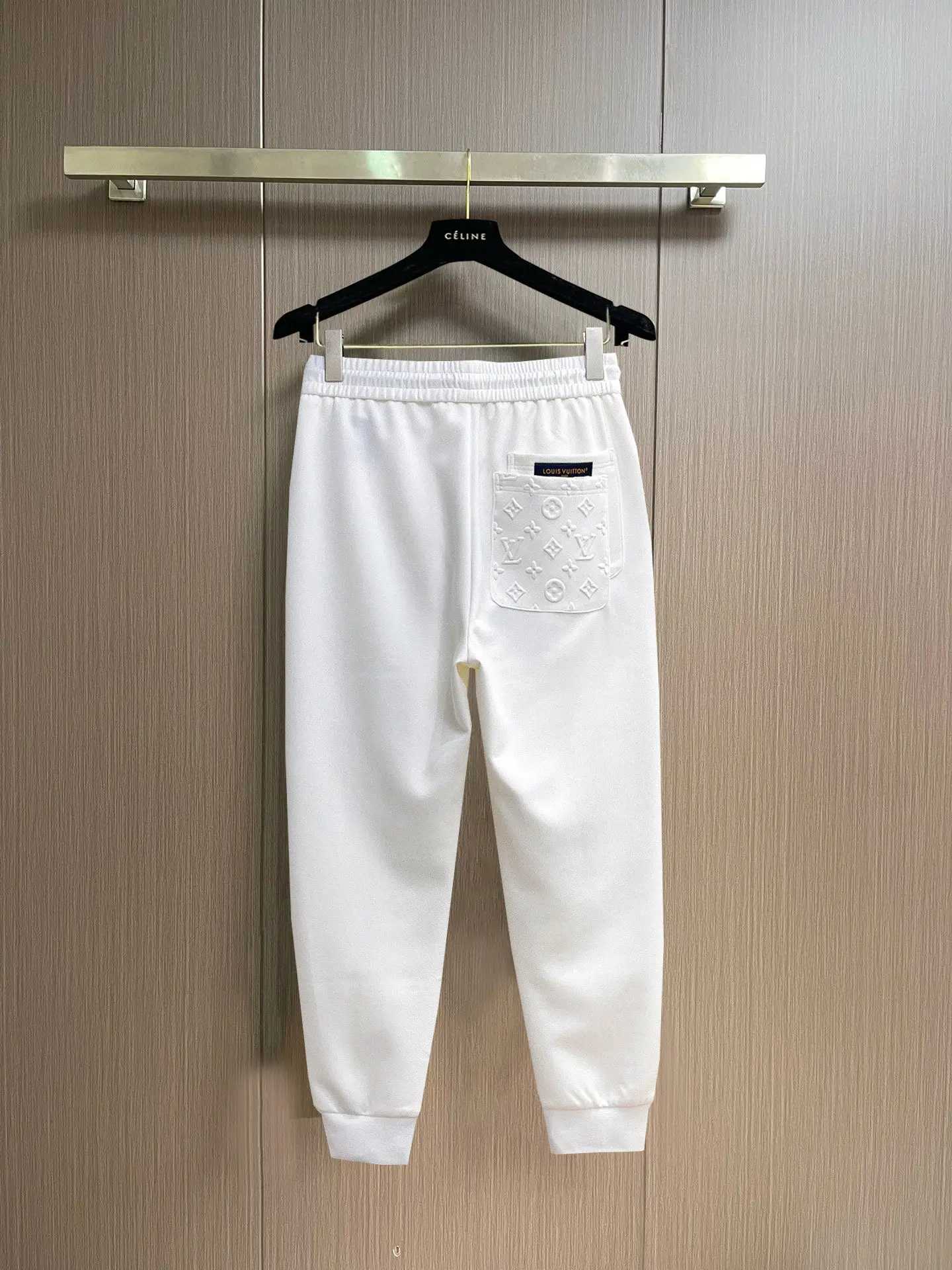 Monogram Embossed Cotton-Blend Sweatpants D29014573 — view 2