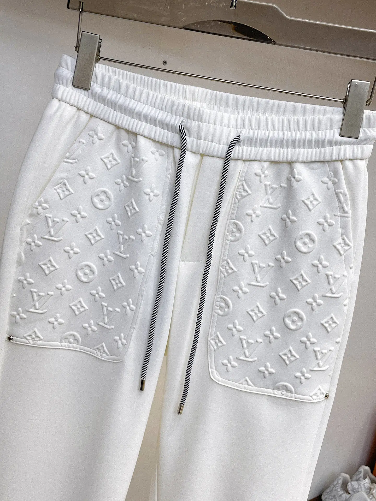 Monogram Embossed Cotton-Blend Sweatpants D29014573 — view 3