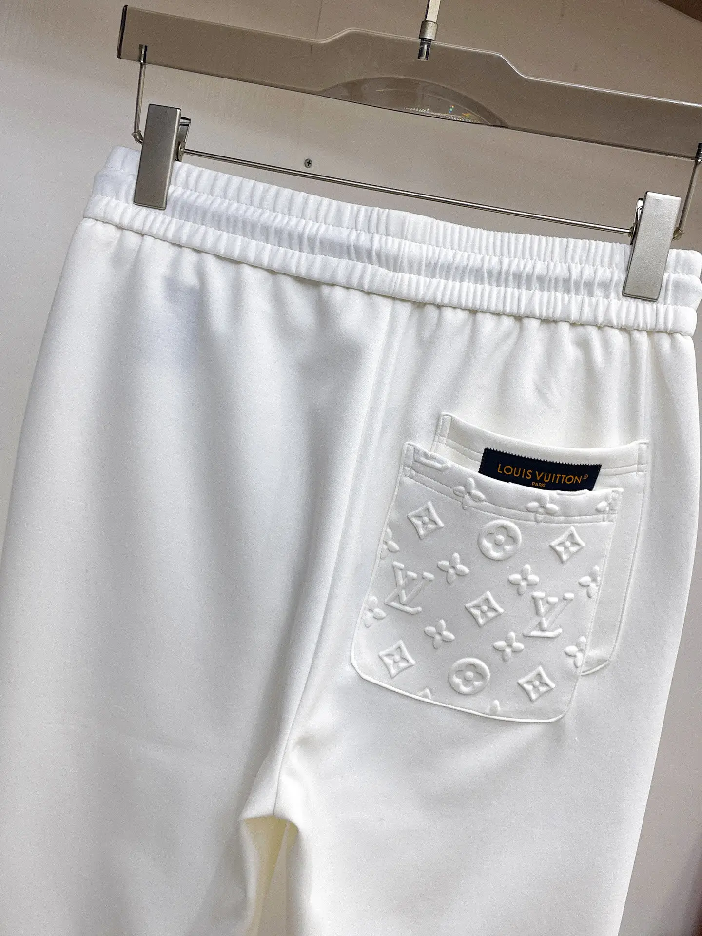 Monogram Embossed Cotton-Blend Sweatpants D29014573 — view 9