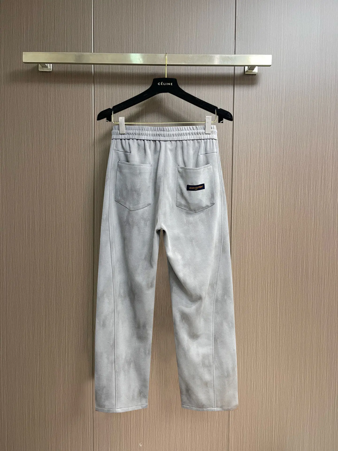 Monogram Embossed Cotton-Blend Sweatpants D29014567 — view 2