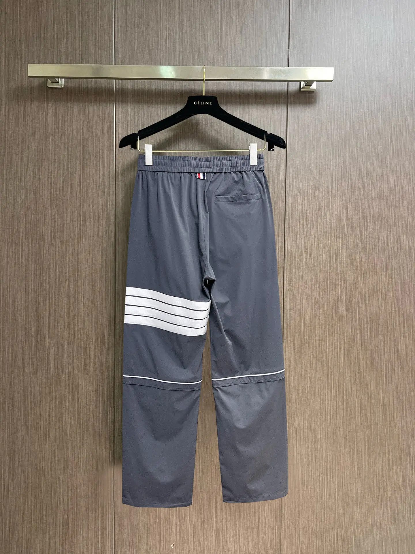 Four-Bar Stripe Drawstring Trousers D29014587 — view 2