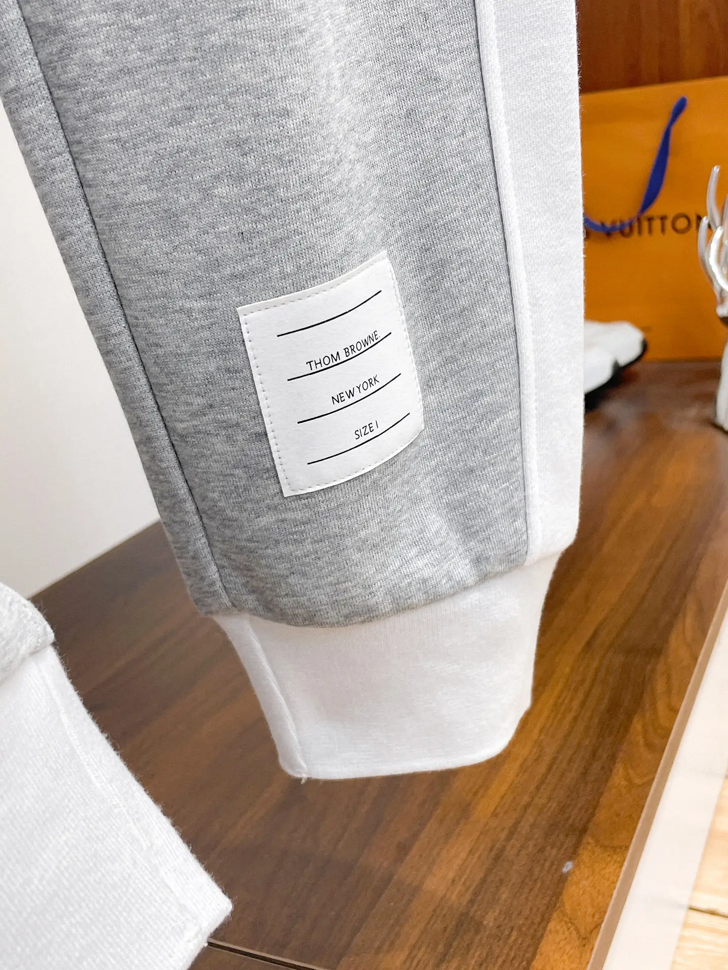 Striped Cotton-Blend Jersey Sweatpants D29014597 — view 8