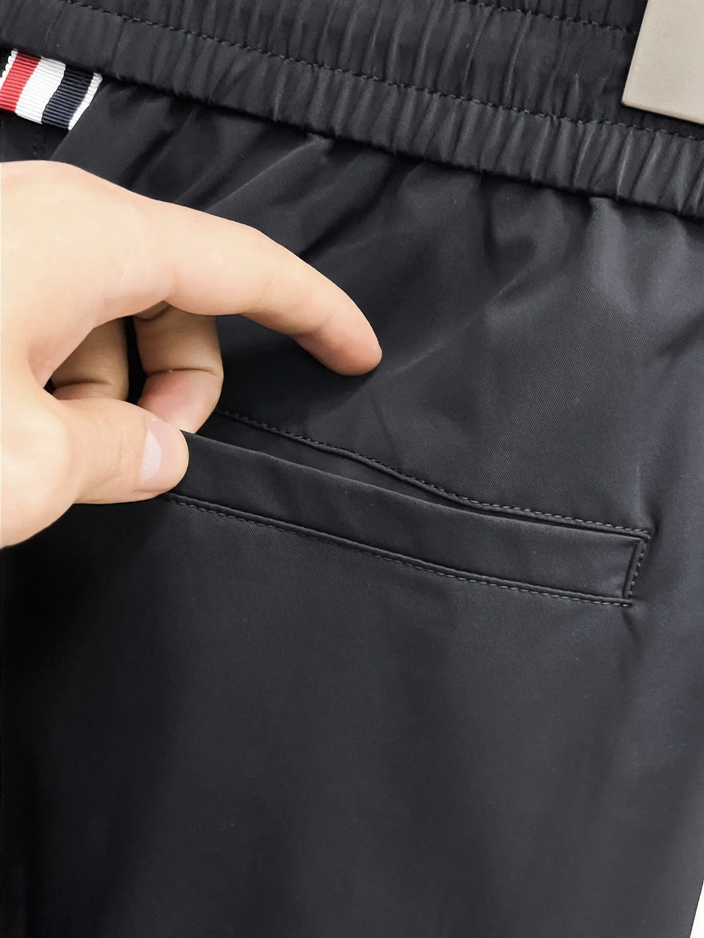 Striped Detail Drawstring Trousers D29014588 — view 11