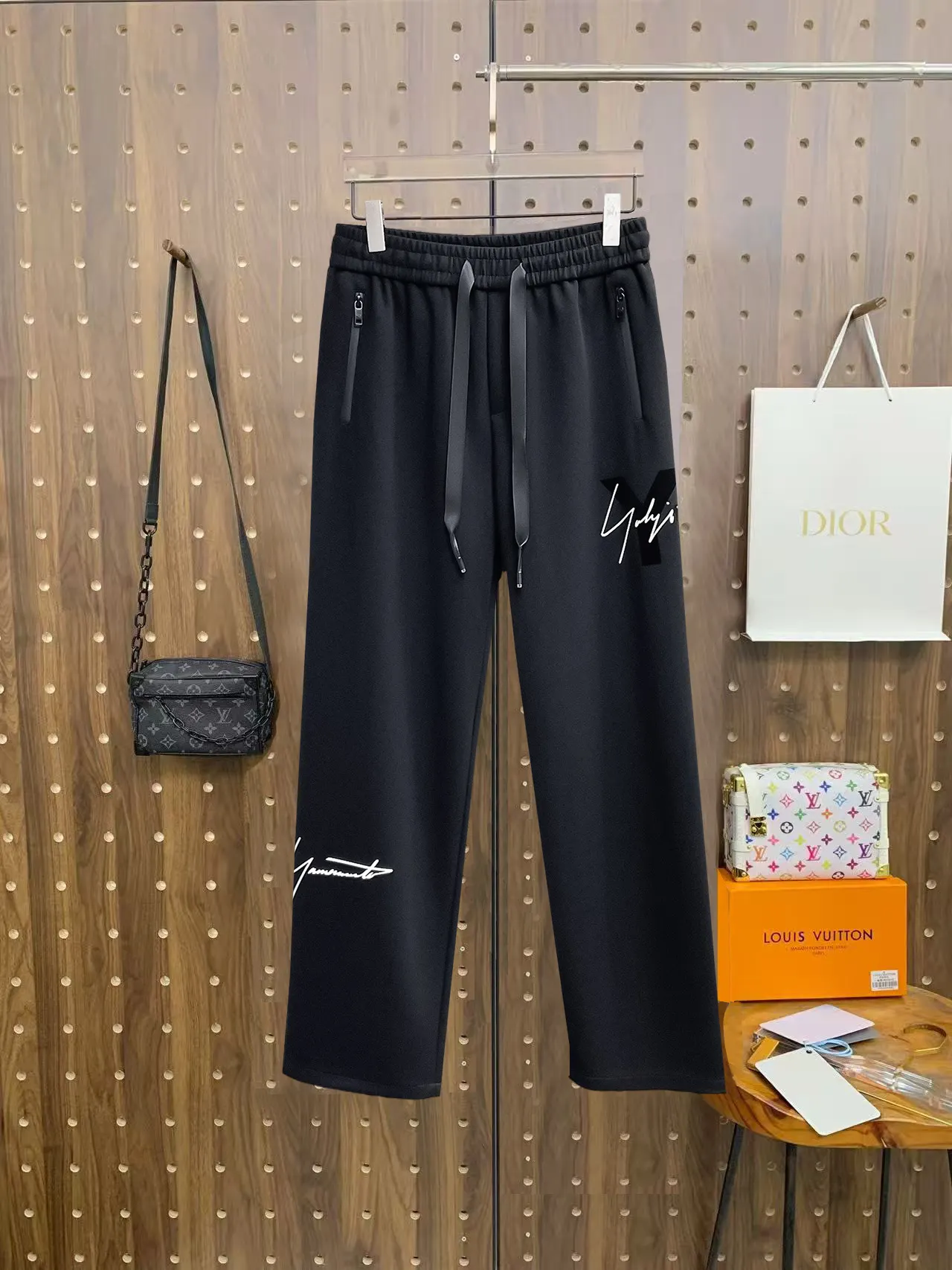 Y-3 Logo Print Drawstring Sweatpants D29014475