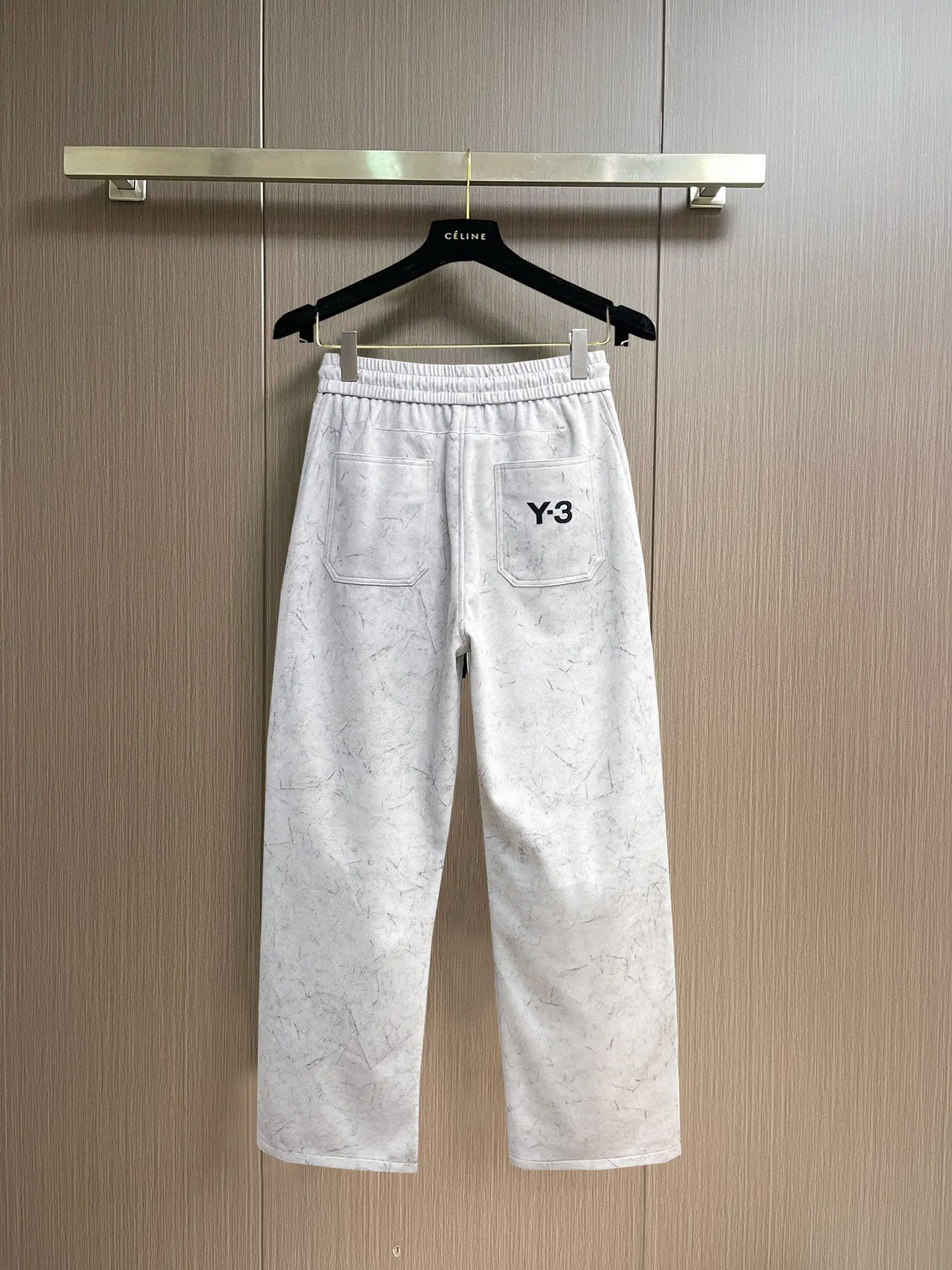Y-3 Logo Print Drawstring Sweatpants D29014585 — view 2