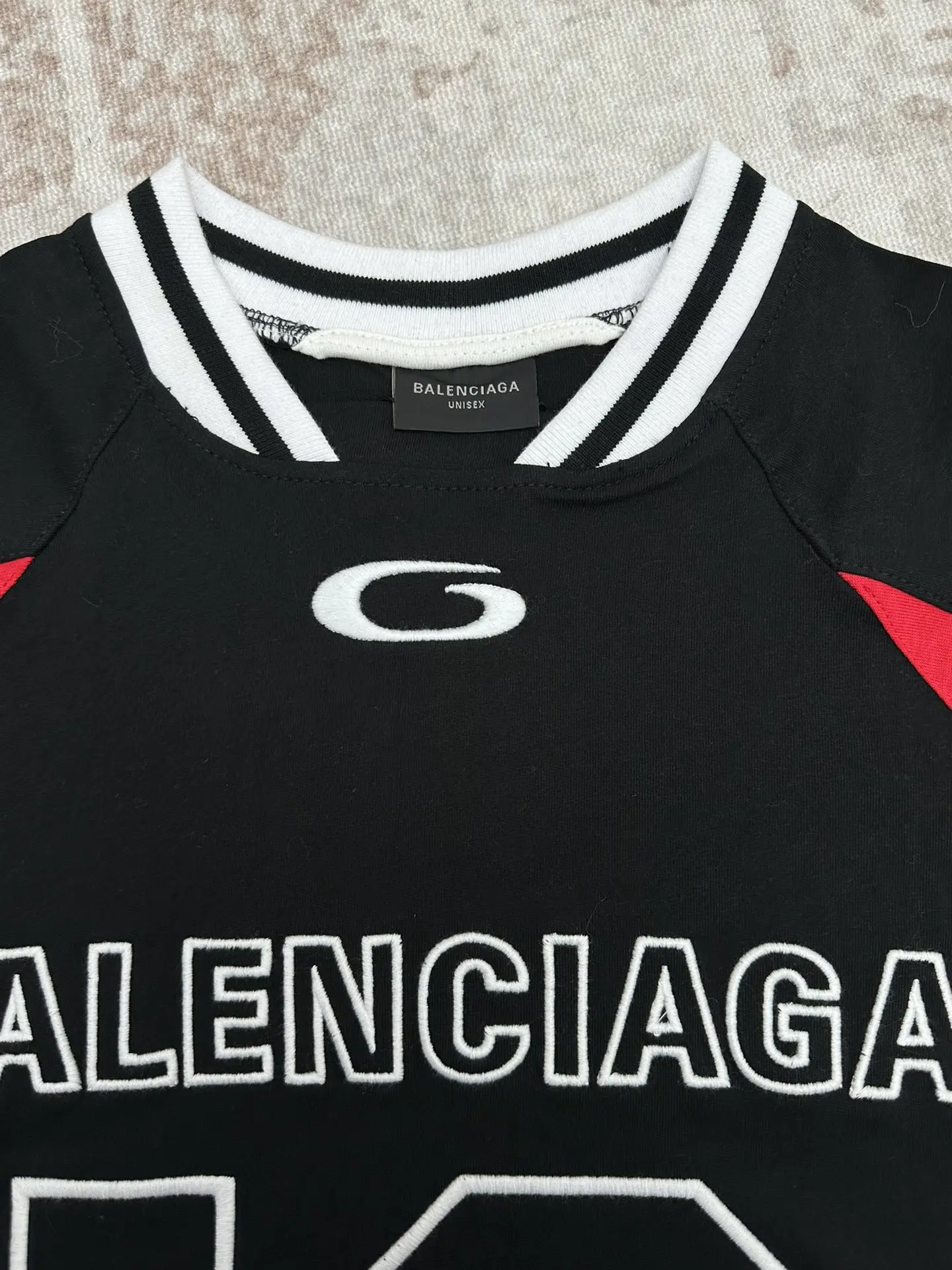 Balenciaga x NBA Embroidered Oversized T-Shirt D29513976 — view 3