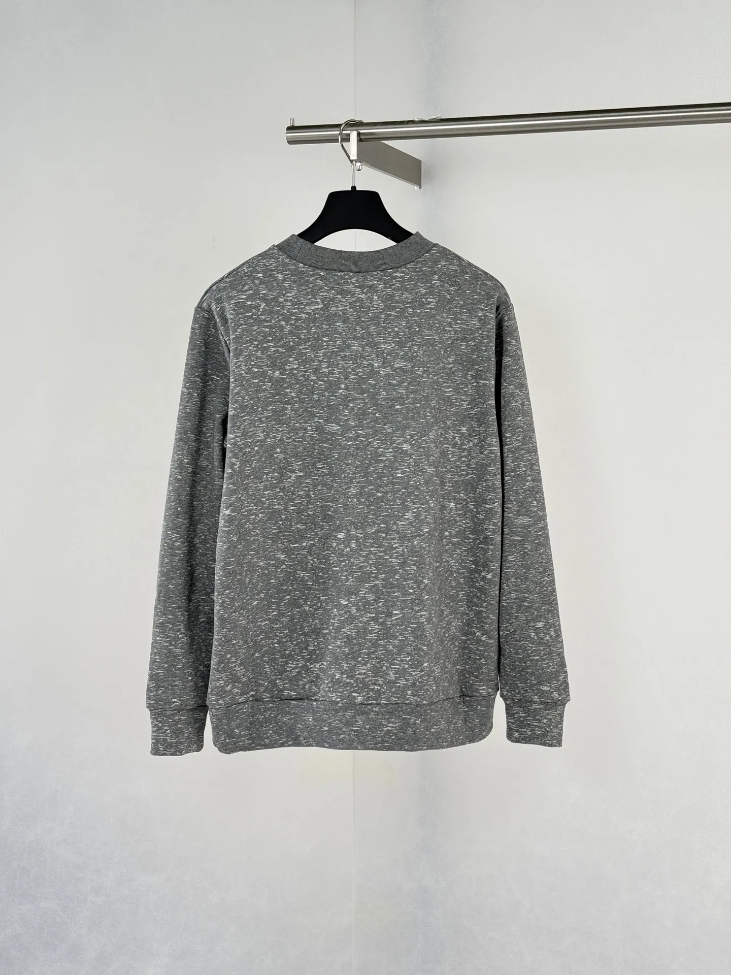 Reflective Monogram Marl Crew-Neck Sweatshirt D29520718 — view 2