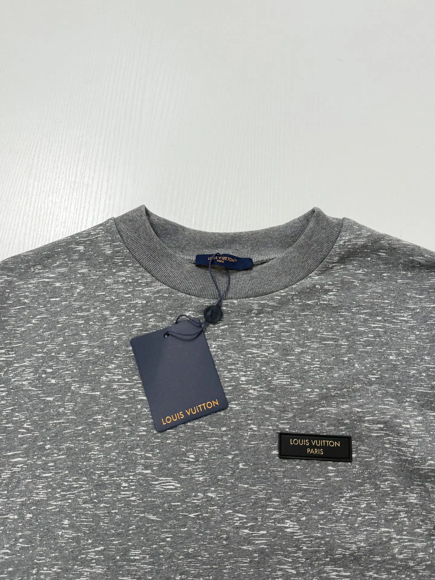 Reflective Monogram Marl Crew-Neck Sweatshirt D29520718 — view 4