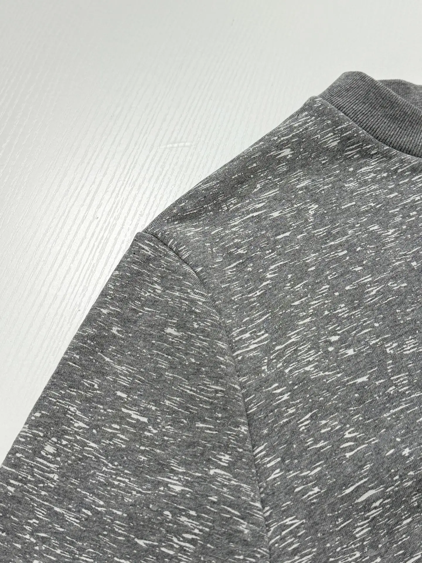 Reflective Monogram Marl Crew-Neck Sweatshirt D29520718 — view 7