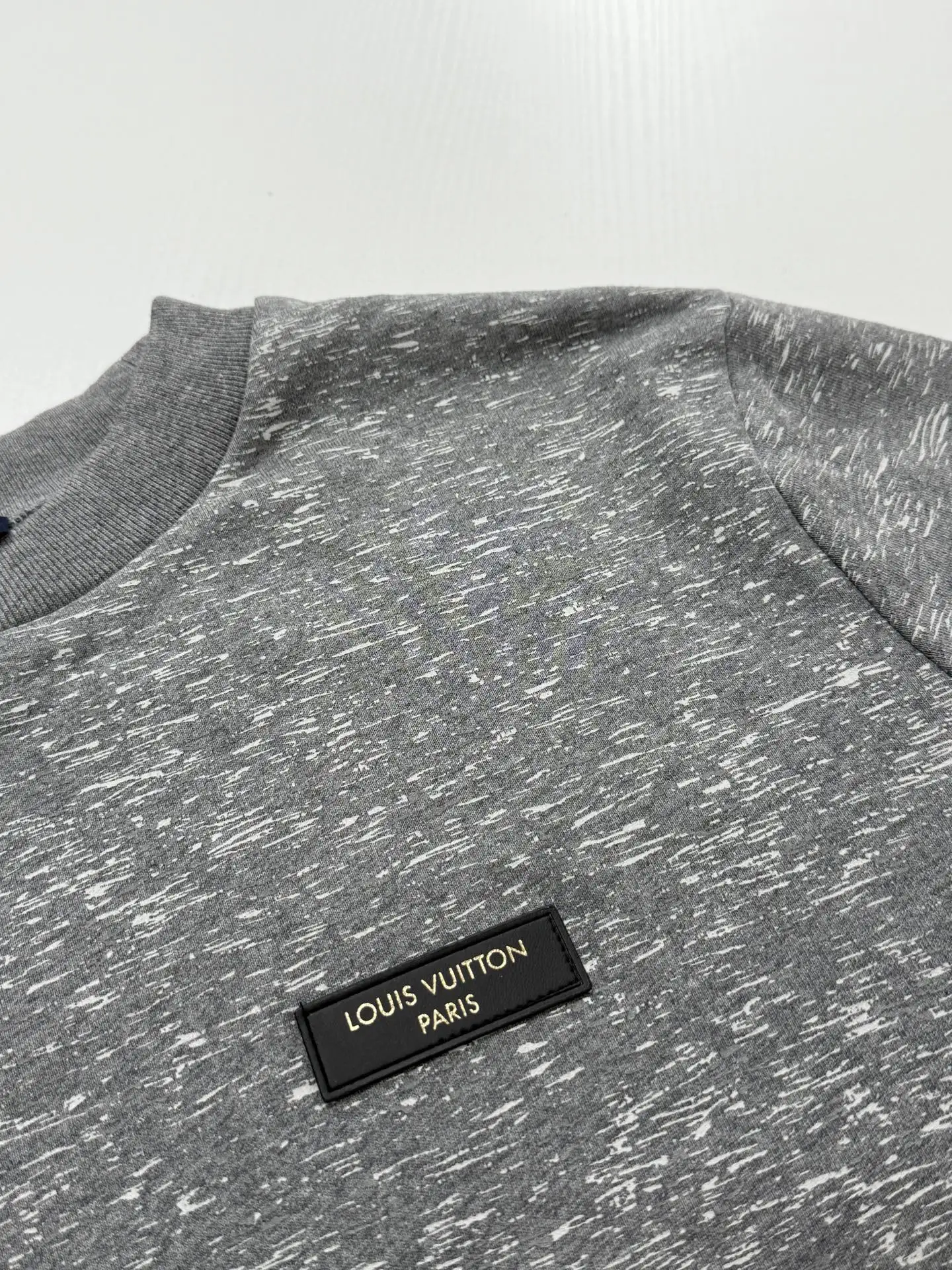 Reflective Monogram Marl Crew-Neck Sweatshirt D29520718 — view 8