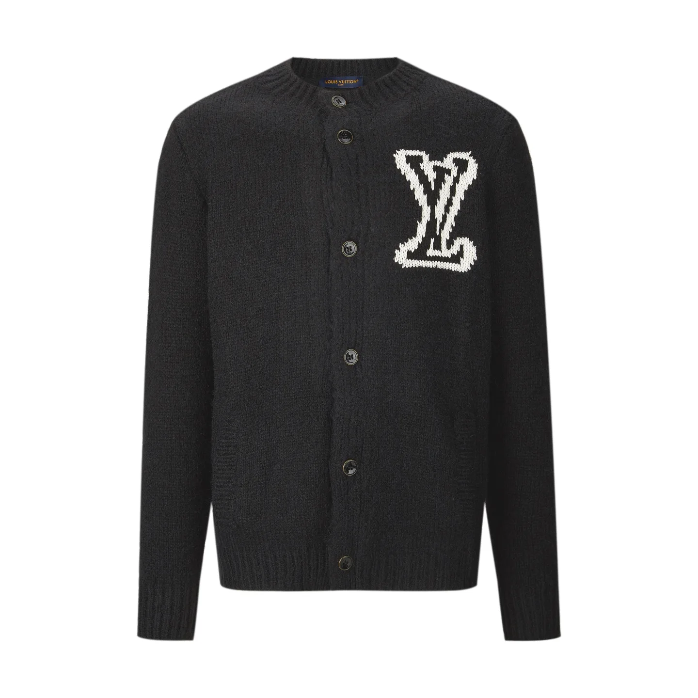 Logo Jacquard Wool-Cashmere Cardigan D29521063