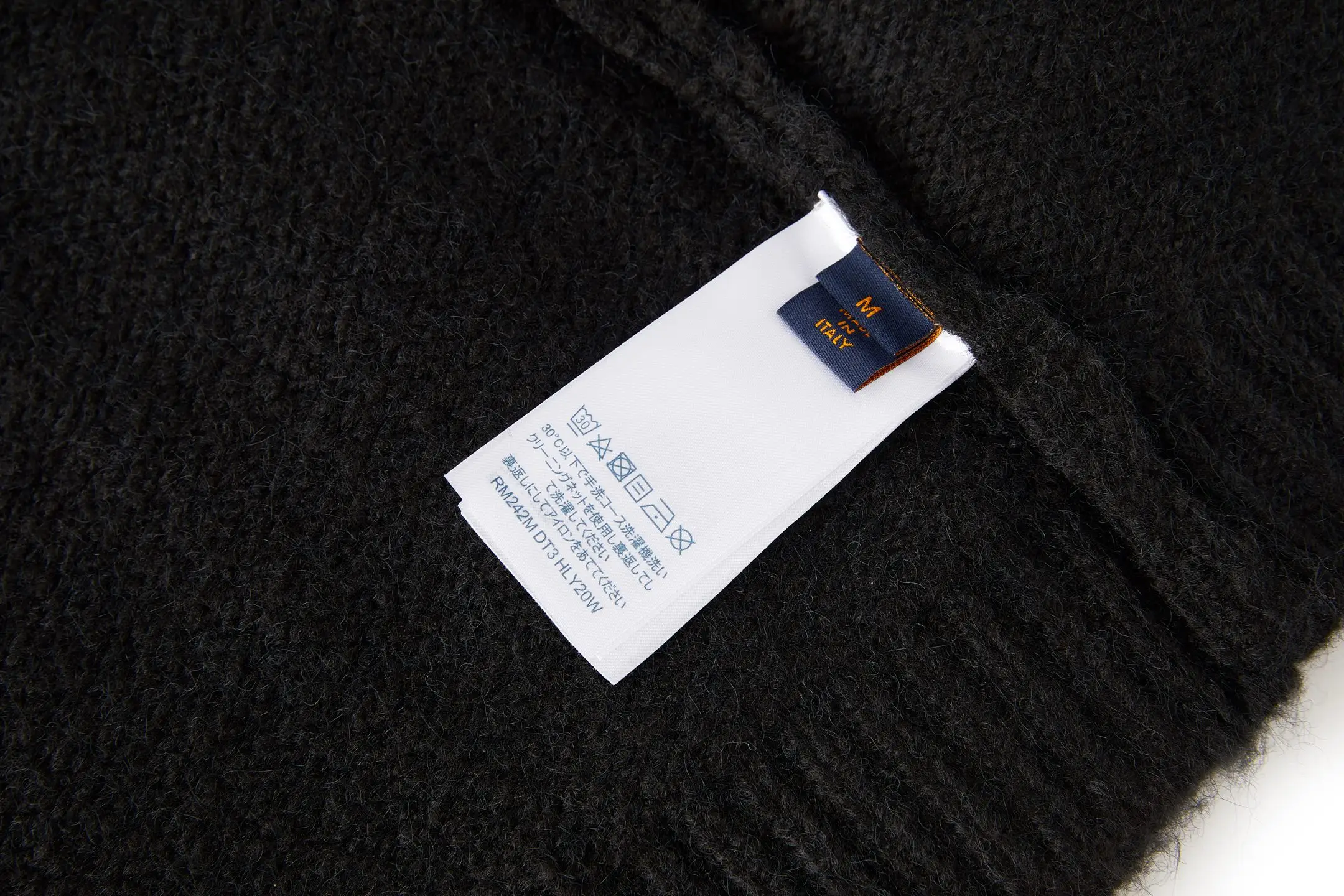 Logo Jacquard Wool-Cashmere Cardigan D29521063 — view 9