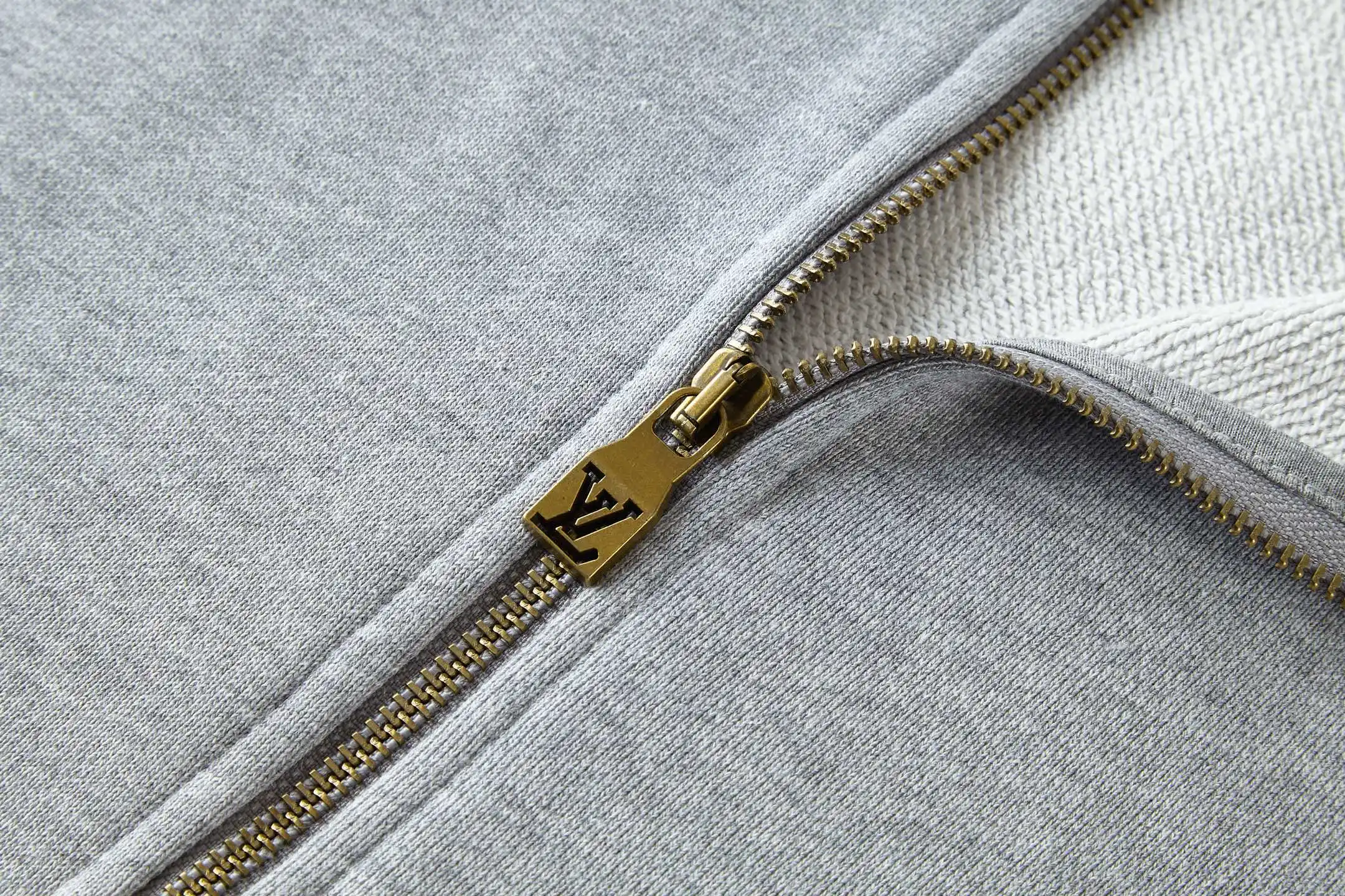 Monogram Sashiko Embroidered Zip-Up Hoodie D29521073 — view 5