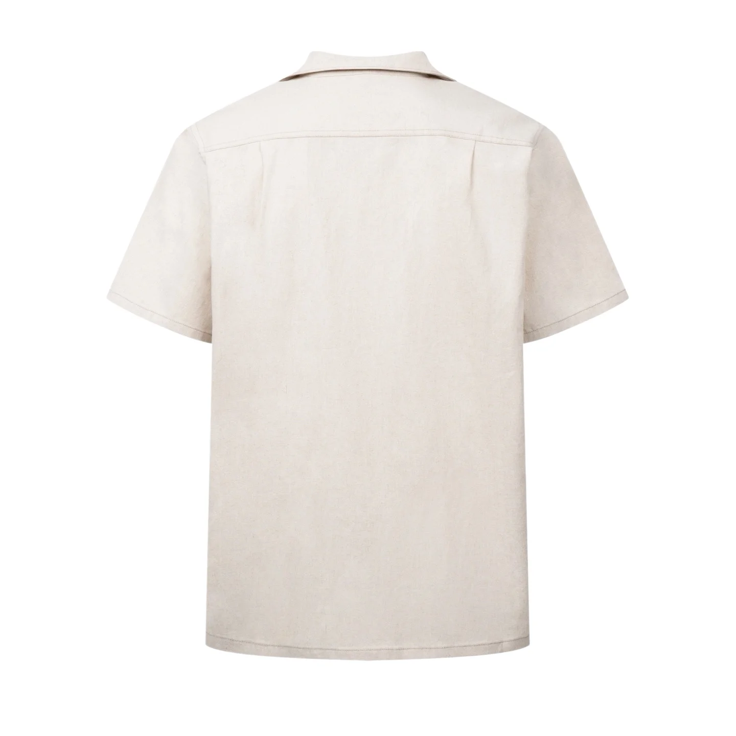 Logo-Plaque Cotton and Linen-Blend Shirt D29521205 — view 2